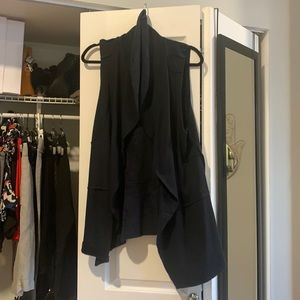 Navy blue sweater jacket